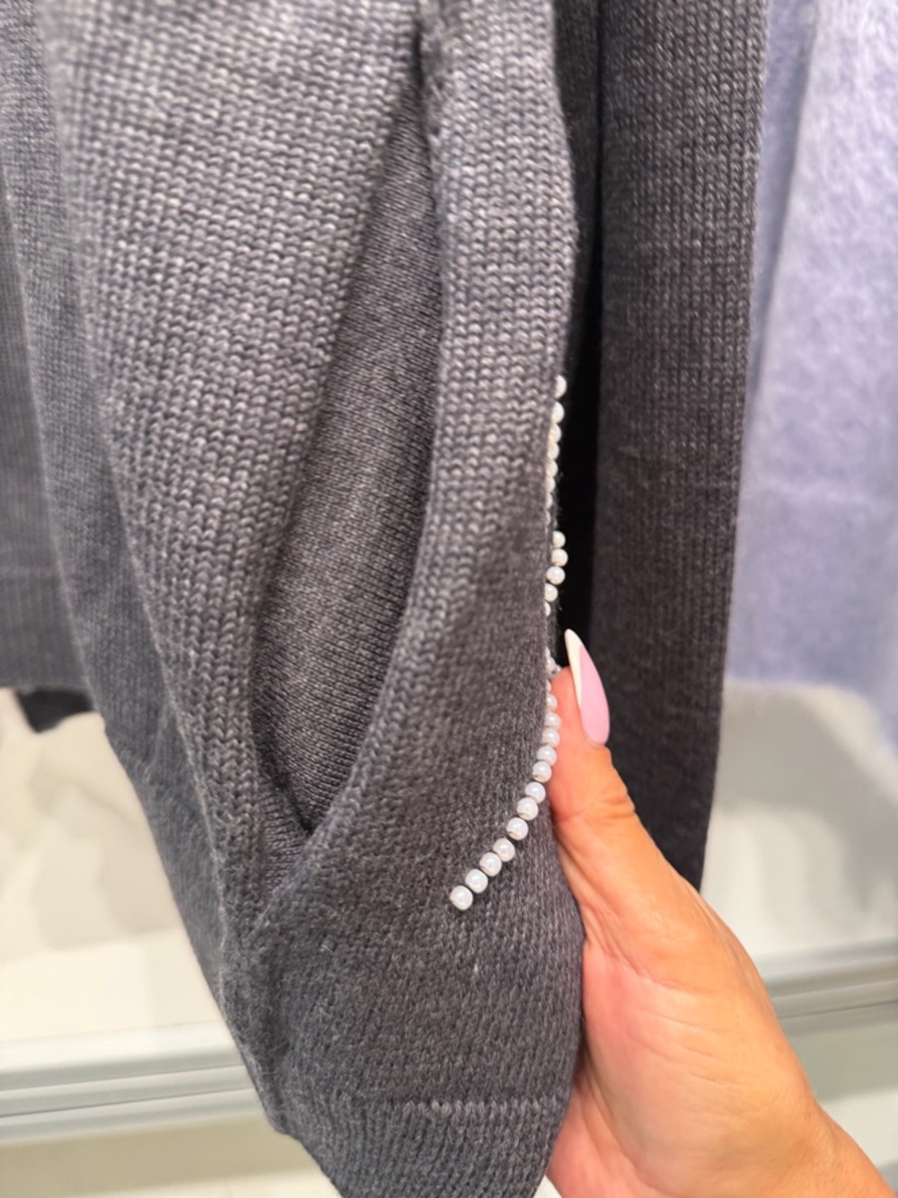NWT Louis Vuitton with pearl embroidered Cardigan Sweater2026 pre collection - Picture 7 of 12